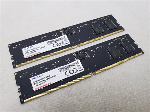PC5-38400(DDR5 4800) 8GB x2/バルク　★こちらのメモリだけでの販売はできません、PC（弊社組立）のご注文分の場合のみご購入いただけます。★ 各サイトで併売につき売切れのさいはご容赦願います。