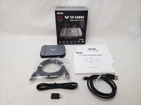 TUF GAMING CAPTURE BOX-CU4K30 各サイトで併売につき売切れのさいはご容赦願います。
