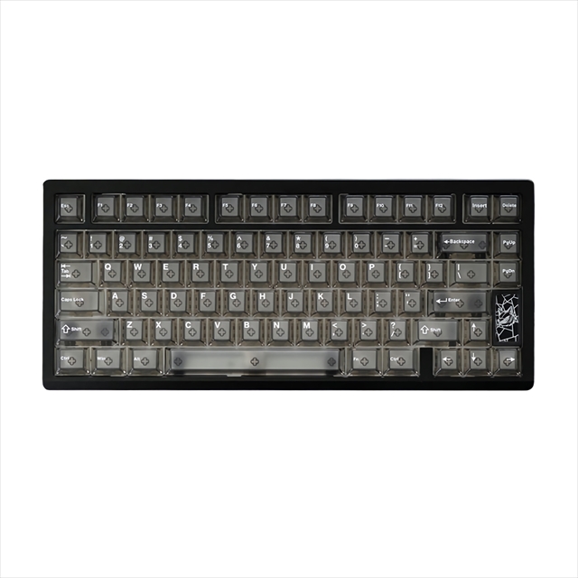 Chilkey Slice75 HE Keyboard Fog Black WS Flux Switch ck-slice75-he-fog-black-flux