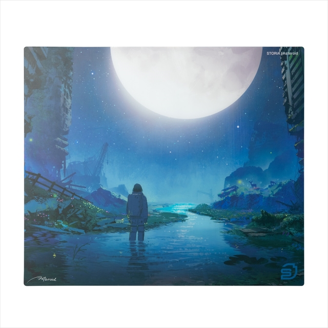 Gaming Glass Mousepad Flux Asteroid Luna SGP26FL-Aea 1月16日発売