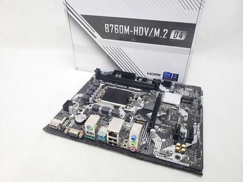 B760M-HDV/M.2 D4 各サイトで併売につき売切れのさいはご容赦願います。