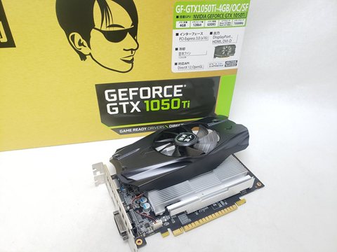 GF-GTX1050TI-4GB/OC/SF 各サイトで併売につき売切れのさいはご容赦願います。