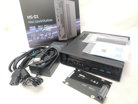 Mnini WorkStation MS-01 S1390（Core i9-13900H） 各サイトで併売につき売切れのさいはご容赦願います。