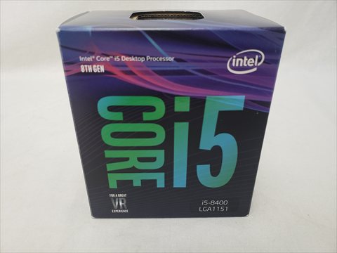 Core i5-8400 BOX (2.80GHz/ターボブースト時4.00GHz/6-core 6-thread/Total Cache 9MB/TDP65W/UHD Graphics 630) 各サイトで併売につき売切れのさいはご容赦願います。