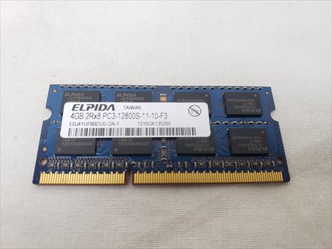 204Pin 1600(PC3-12800) 4GB DDR3 S.O.DIMM 各サイトで併売につき売切れのさいはご容赦願います。