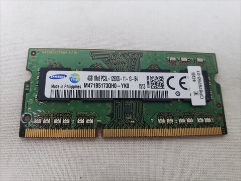 204Pin 1600(PC3L-12800) 4GB DDR3L S.O.DIMM 各サイトで併売につき売切れのさいはご容赦願います。