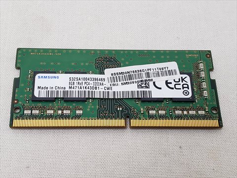 PC4-25600(DDR4 3200) 260Pin S.O.DIMM 8GB 各サイトで併売につき売切れのさいはご容赦願います。