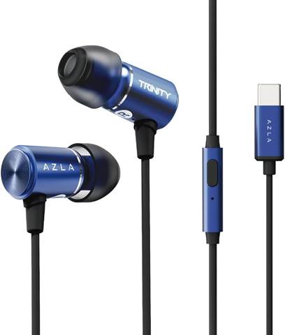 AZL-TRINITY-UC-BLU USB-C：高感度マイク付き150cmケーブル