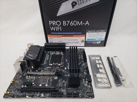 PRO B760M-A WIFI 各サイトで併売につき売切れのさいはご容赦願います。