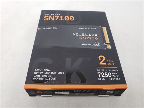 WD Black SN7100 WDS200T4X0E 各サイトで併売につき売切れのさいはご容赦願います。