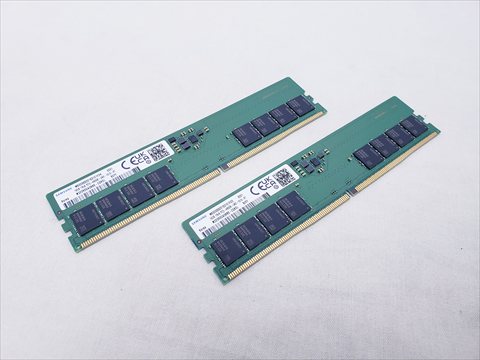 PC5-38400(DDR5 4800) 16GB x2 /バルク　★こちらのメモリだけでの販売はできません、PC（弊社組立）のご注文分の場合のみご購入いただけます。★ 2枚組 各サイトで併売につき売切れのさいはご容赦願います。