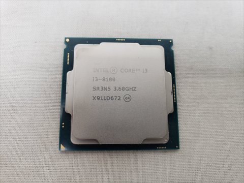 Core i3-8100 バルク (3.60GHz/ターボブーストなし/4-core 4-thread