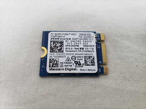 SDAPTUW-256G-1012 ※M.2 2230 各サイトで併売につき売切れのさいはご容赦願います。