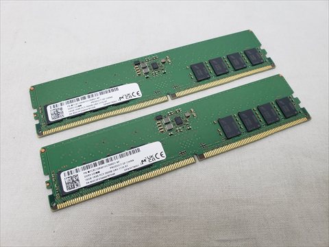 PC5-44800(DDR5 5600) 16GB x2 /バルク　★こちらのメモリだけでの販売はできません、PC（弊社組立）のご注文分の場合のみご購入いただけます。★ 各サイトで併売につき売切れのさいはご容赦願います。