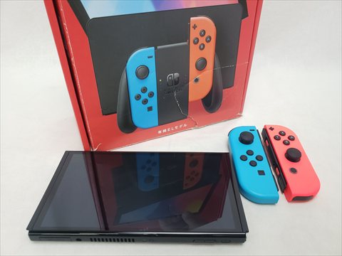 Nintendo Switch(有機ELモデル) Joy-Con(L)/(R) ネオンブルー/レッド HEG-S-KABAA 各サイトで併売につき売切れのさいはご容赦願います。