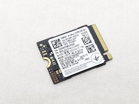 MZ9LQ512HALU-000D1 ※M.2 2230 各サイトで併売につき売切れのさいはご容赦願います。