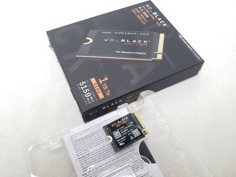 WD Black SN770M WDS100T3X0G ※M.2 2230 各サイトで併売につき売切れのさいはご容赦願います。