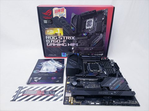 ROG STRIX B760-F GAMING WIFI 各サイトで併売につき売切れのさいはご容赦願います。