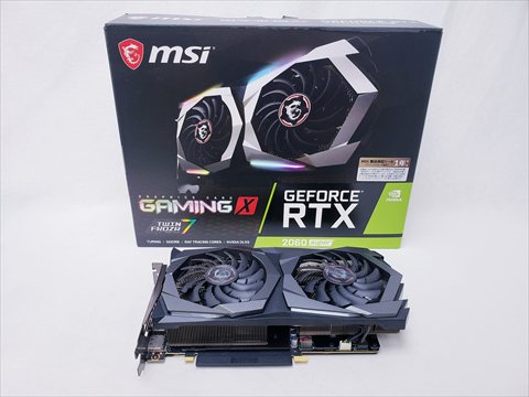 GeForce RTX 2060 SUPER GAMING X 各サイトで併売につき売切れのさいはご容赦願います。