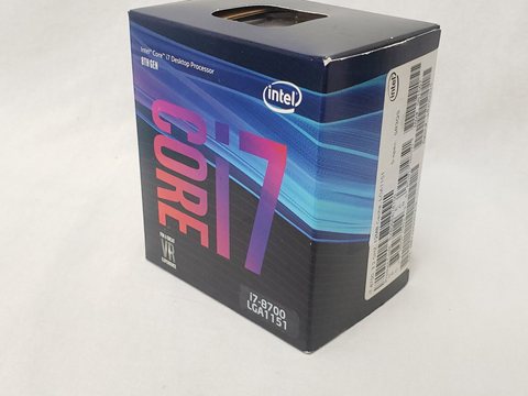 Core i7-8700 BOX (3.20GHz/ターボブースト時4.60GHz/6-core 12-thread/Total Cache 12MB/TDP65W/UHD Graphics 630) 各サイトで併売につき売切れのさいはご容赦願います。
