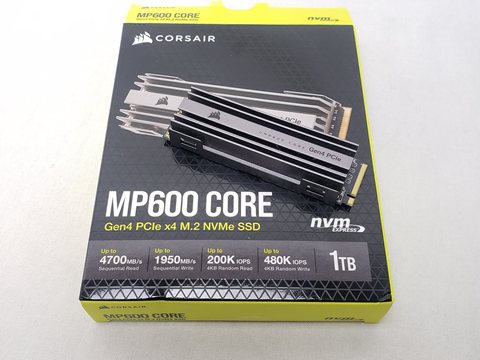 MP600 CORE CSSD-F1000GBMP600COR 各サイトで併売につき売切れのさいはご容赦願います。