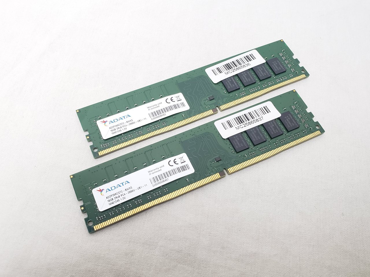 ADATA DDR4 ノートPC メモリ PC4-2666V 8Gb 2枚組 計16GB② プレミア
