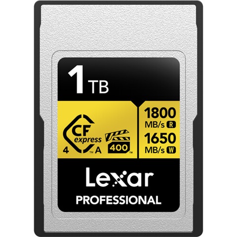LCAGOLD001T-RNENG    海外輸入版 Professional Cfexpress4.0 Type A card Gold series