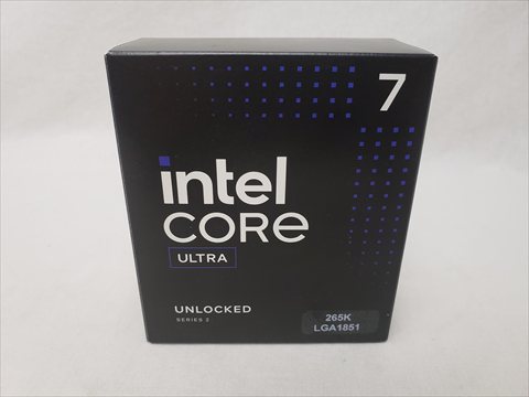 Core Ultra 7 265K BOX (3.9(5.4)/3.3(4.6)GHz/20(8+12)コア 20スレッド/スマートキャッシュ(L3)30MB/トータルL2キャッシュ36MB) 各サイトで併売につき売切れのさいはご容赦願います。