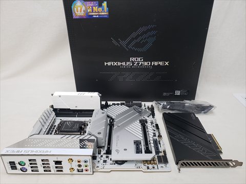 ROG MAXIMUS Z790 APEX 各サイトで併売につき売切れのさいはご容赦願います。