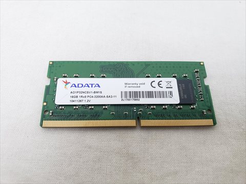 PC4-25600(DDR4 3200) 260Pin S.O.DIMM 16GB 各サイトで併売につき売切れのさいはご容赦願います。