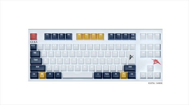 REALFORCE GX1 Plus νガンダム（日本語配列） X1PCN1 Realforce × 逆襲のシャア GX1 Plus Keyboard νガンダム モデル