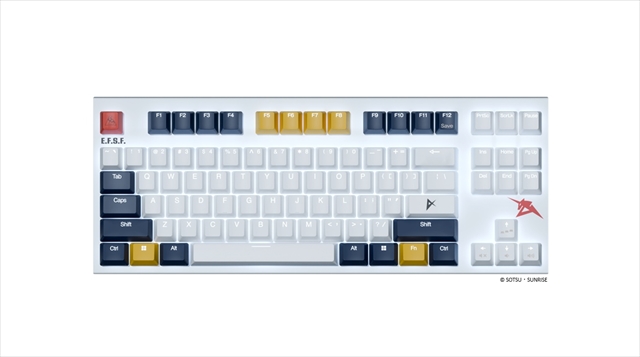 REALFORCE GX1 Plus νガンダム（英語配列） X1PDN1 Realforce × 逆襲のシャア GX1 Plus Keyboard νガンダム モデル