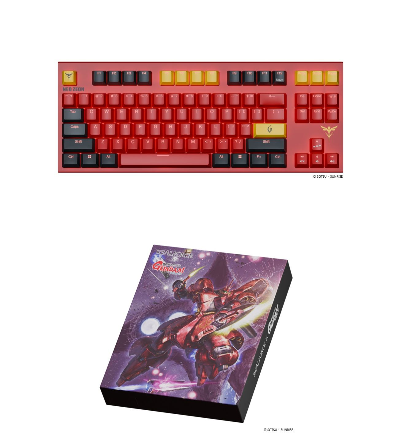 REALFORCE GX1 Plus サザビー 英語配列 ゲーミングキーボード REALFORCE GX1 Plus サザビー（英語配列） X1PDS1 Realforce × 逆襲の