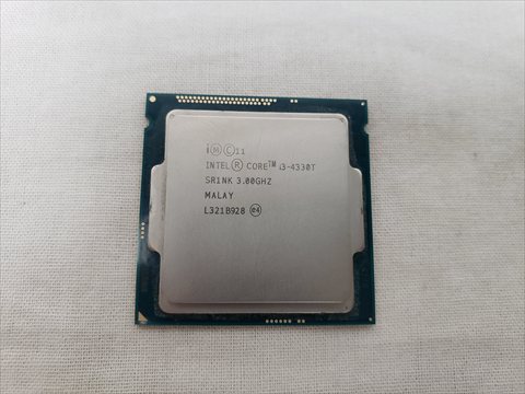 Core i3-4330T バルク(3.00GHz/ターボブーストなし/2-core 4-thread/L2=256kB x2 L3=3MB/TDP35W/HD Graphics 4600) 各サイトで併売につき売切れのさいはご容赦願います。