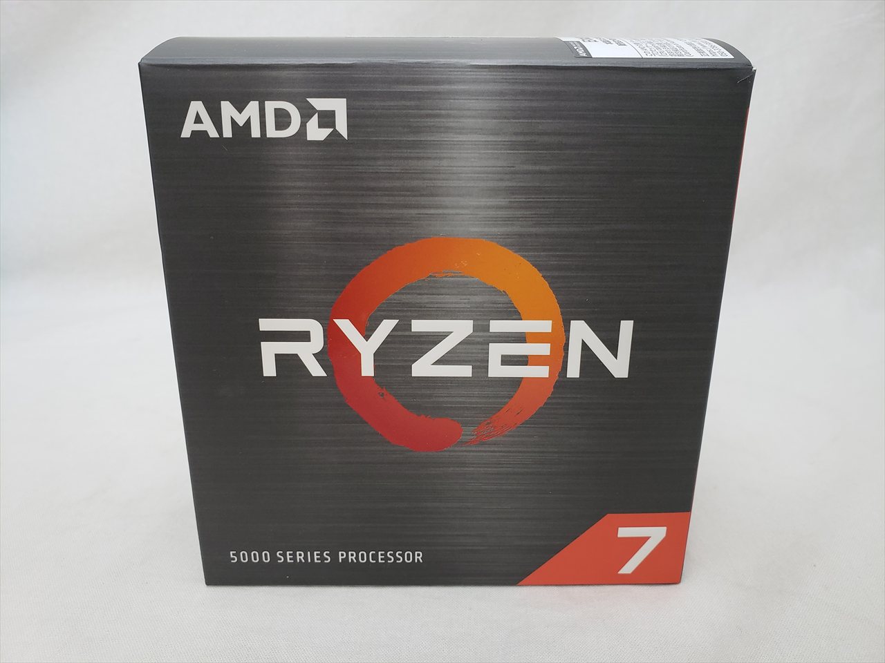 Ryzen 7 5700X W/O Cooler BOX (8C/16T、3.4GHz(最大4.6)、65W、L3