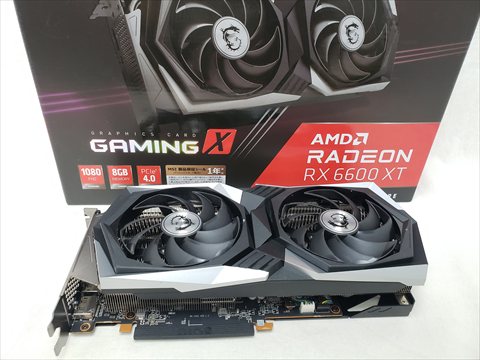 Radeon RX 6600 XT GAMING X 8G 各サイトで併売につき売切れのさいはご容赦願います。