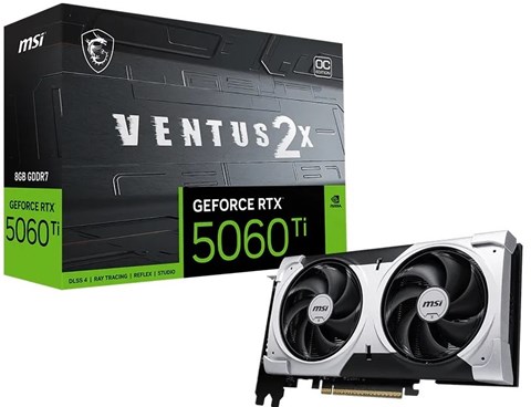GeForce RTX 5060 Ti 8G VENTUS 2X OC WHITE PLUS