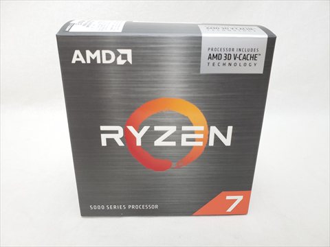 Ryzen 7 5800X3D W/O Cooler BOX (8C/16T 3.4GHz(最大4.5) 105W、L3 Cache 96MB) 各サイトで併売につき売切れのさいはご容赦願います。