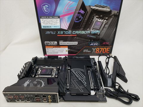 MPG X870E CARBON WIFI 各サイトで併売につき売切れのさいはご容赦願います。