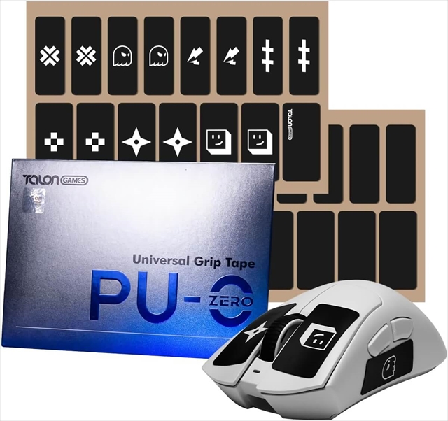 TALONGAMES 汎用型グリップテープ極薄 PU-0　 ☆4個まで￥250クリックポスト対応可能！