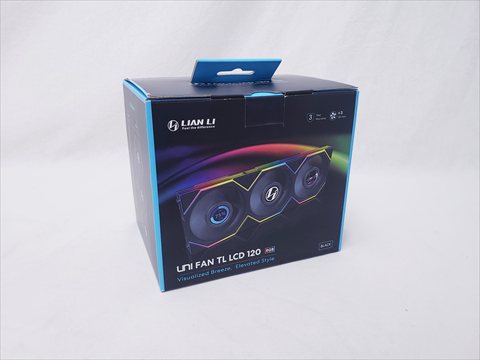 UNI FAN TL LCD 120 BK 3PACK　UF-TL120-LCD-3B 各サイトで併売につき売切れのさいはご容赦願います。