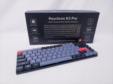 K3 Pro QMK/VIA Wireless Mechanical Keyboard RGB K3P-H3-US 各サイトで併売につき売切れのさいはご容赦願います。