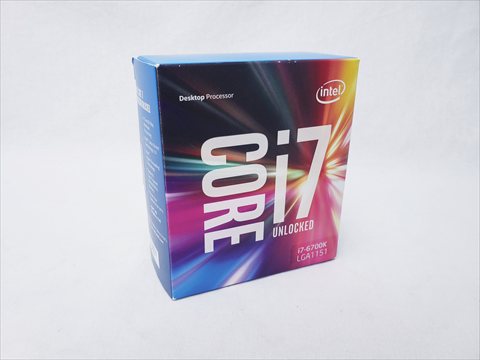 Core i7-6700K BOX (4.00GHz/ターボブースト時4.20GHz/4-core 8-thread/Total Cache 8MB/TDP95W/HD Graphics 530) 各サイトで併売につき売切れのさいはご容赦願います。