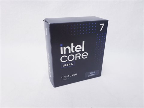 Core Ultra 7 265K BOX (3.9(5.4)/3.3(4.6)GHz/20(8+12)コア 20スレッド/スマートキャッシュ(L3)30MB/トータルL2キャッシュ36MB) 各サイトで併売につき売切れのさいはご容赦願います。