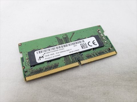 PC4-25600(DDR4 3200) 260Pin S.O.DIMM 16GB 各サイトで併売につき売切れのさいはご容赦願います。