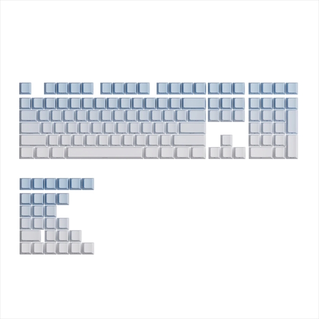 Akko キーキャップセット 135キー ブルーグラデーション AKKO03-00007-BLU