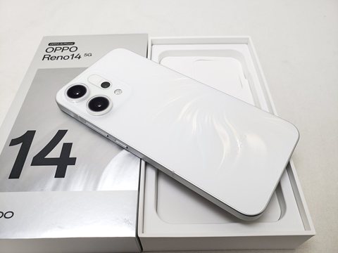 OPPO Reno14 5G オパールホワイト /CPH2737 【 国内版 SIMFREE】 各サイトで併売につき売切れのさいはご容赦願います。