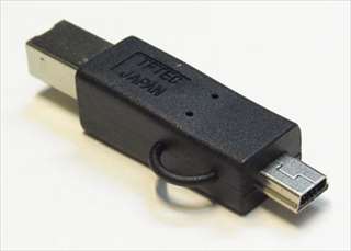 USBBA-M5A (82522) USB B(オス)-mini USB(オス) 変換アダプタ ☆6個まで￥250クリックポスト対応可能！