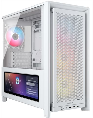 FRAME 4000D LCD RS ARGB Premium Mid-Tower,White (CC-9011327-WW)