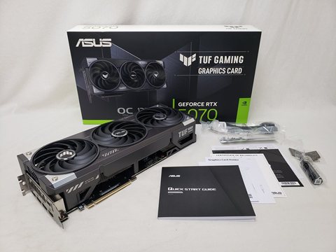 [保証確認] TUF-RTX5070-O12G-GAMING 各サイトで併売につき売切れのさいはご容赦願います。